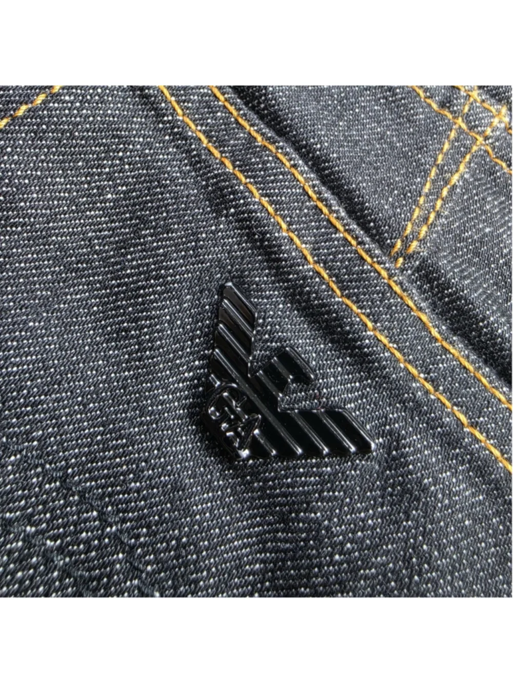 Armani Jeans Men’s 30 Dark Indigo Stretch Slim Straight Leg Denim Pants
